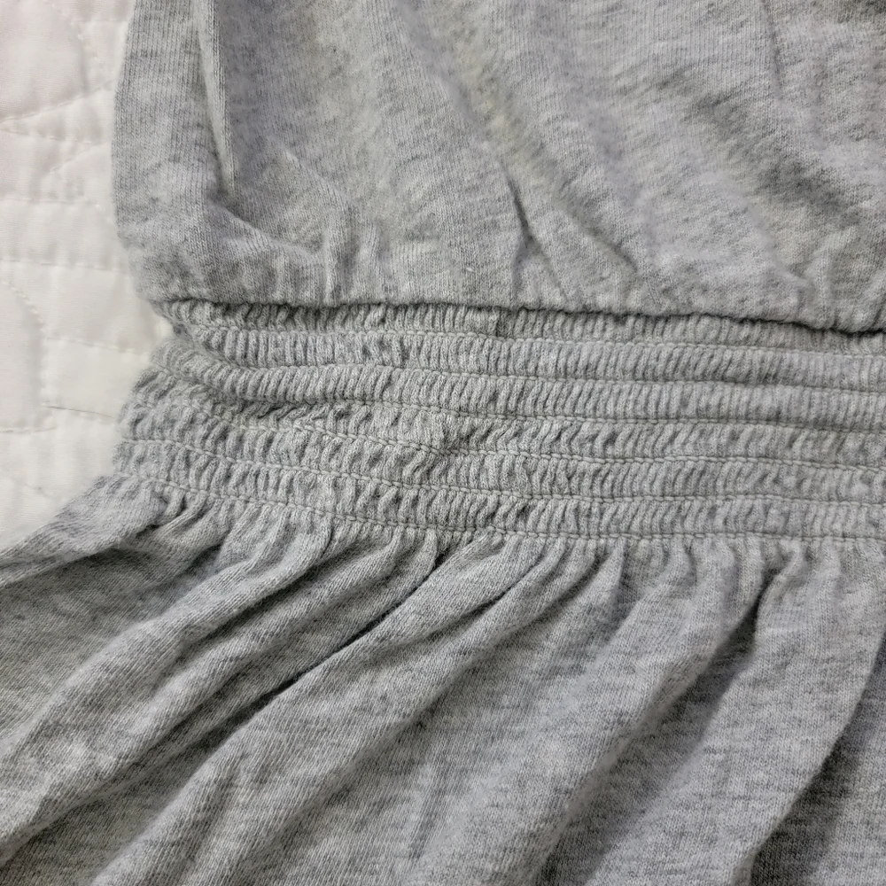 Gap Kids Gray Blue Embroidery Pull Over Casual Summer Dress Size S (6-7)
